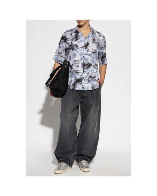 DIESEL Gray Straight Jeans for men