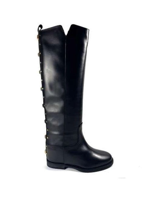 Via Roma 15 Blue High Boots