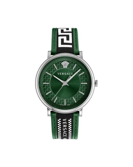 Quadrante verde militare orologio al quarzo di Versace in Green da Uomo