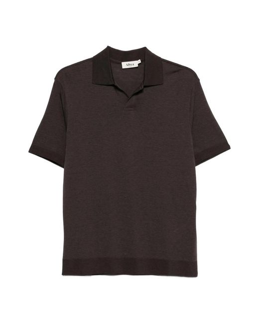 Altea Black Polo Shirts for men