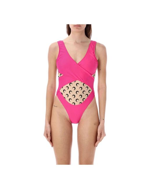Swimwear > one-piece MARINE SERRE en coloris Pink