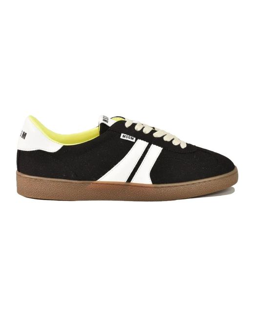 MSGM Black Sneakers for men
