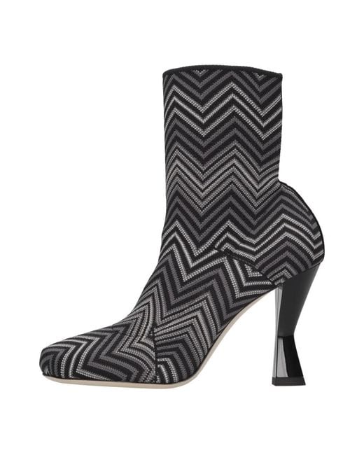 Missoni Black Heeled Boots