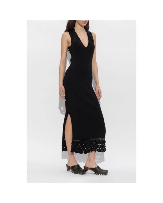 Ganni Black Maxi Dresses