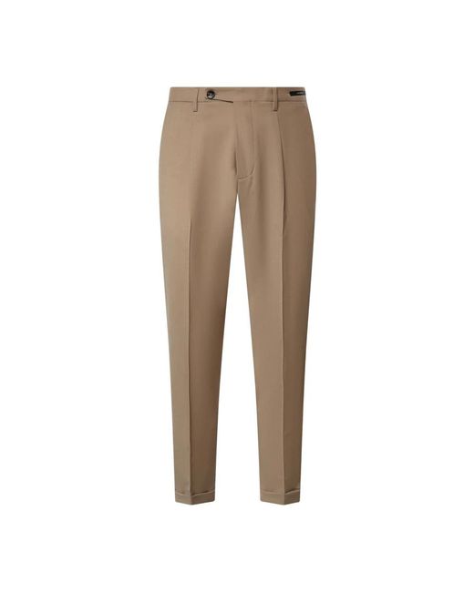 Michael Coal Natural Suit Trousers for men