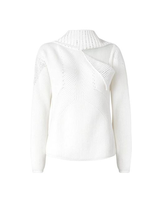 Genny White Pullover mit ausschnitt