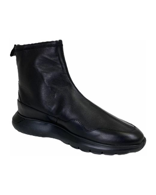 Hogan Blue Ankle Boots