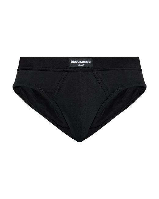 DSquared² Ondergoed ,Zwart ,Discover Logo Briefs in het Black voor heren