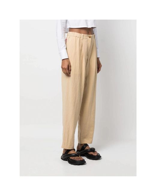 KENZO Pantalons in het Natural