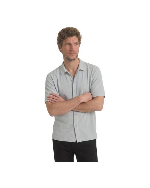 Daniele Fiesoli Gray Short Sleeve Shirts for men