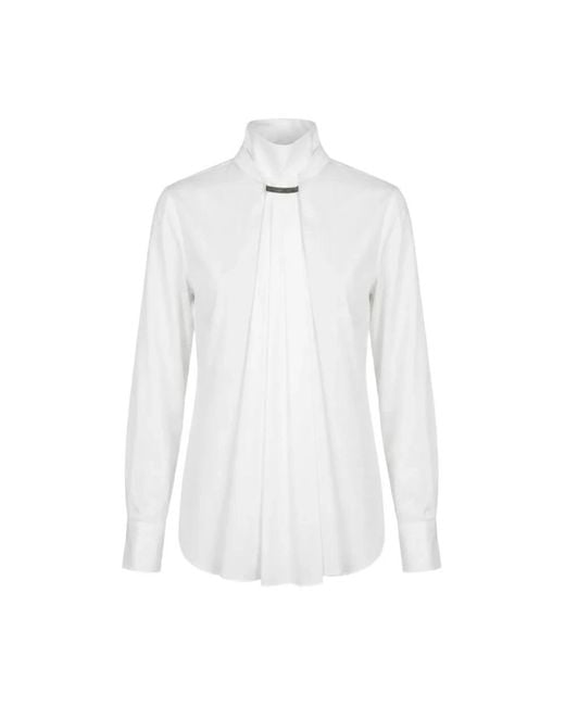 Brunello Cucinelli White Blouses