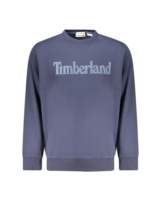 Timberland Hoodies & Sweatvesten ,Blauw ,Sweatshirt Met Lange Mouwen in het Blue voor heren