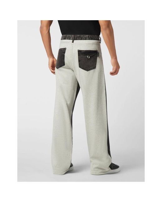 Philipp Plein Beach Boy Fit Jeans in het Gray voor heren