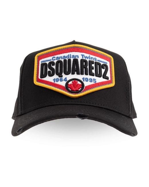 DSquared² Baseballcap Aus Baumwolle in Black für Herren
