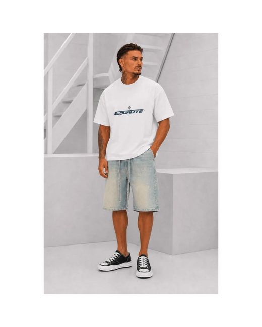T-Shirts Equalite de hombre de color White