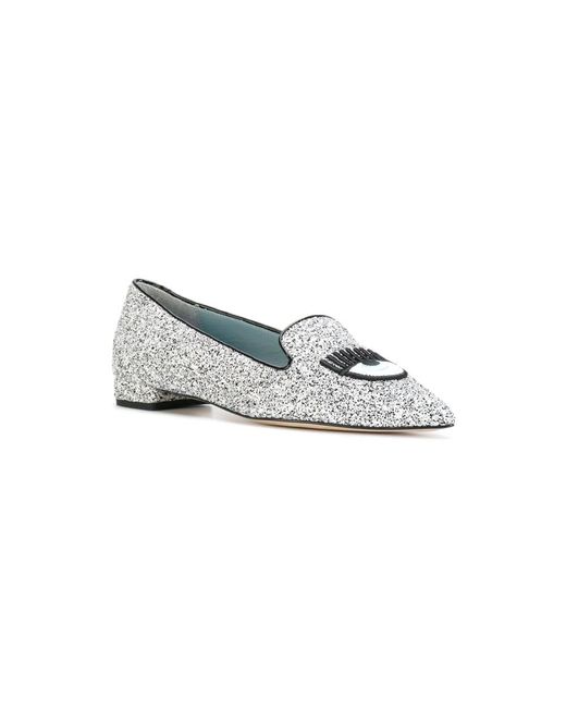 Shoes > flats > ballerinas Chiara Ferragni en coloris Gray