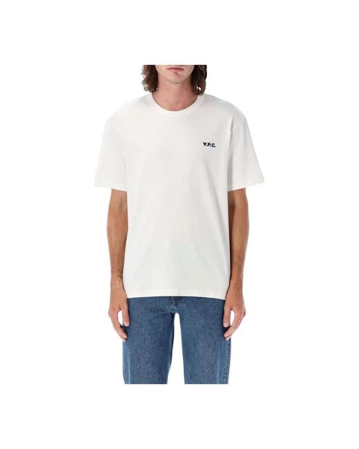 T-Shirts A.P.C. de hombre de color White
