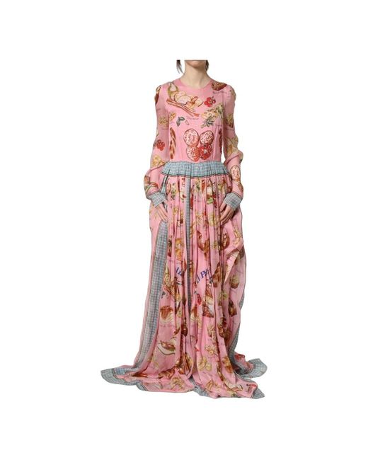 Dolce & Gabbana Pink Gowns