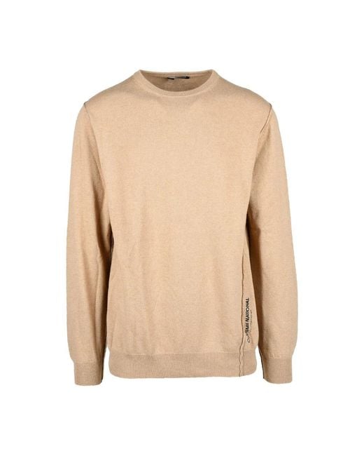 CoSTUME NATIONAL Natural Round-Neck Knitwear for men