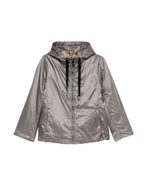 Max Mara Gray Rain Jackets