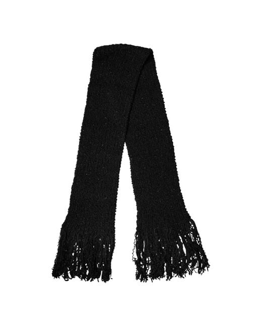 Dolce & Gabbana Black Winter Scarves
