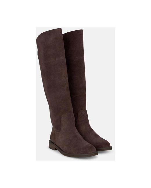 Alma En Pena. Brown High Boots