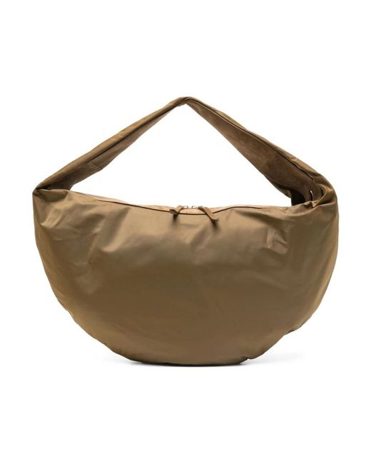 Khaite Metallic Geschwungene Silhouette Wildleder Tasche
