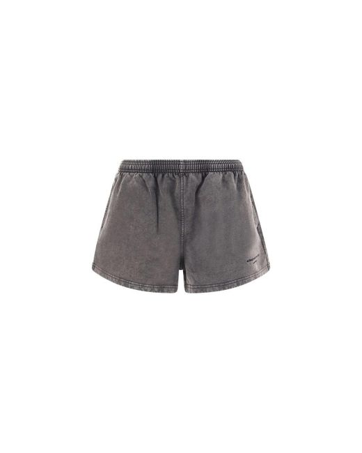 Short Shorts Alexander Wang en coloris Gray
