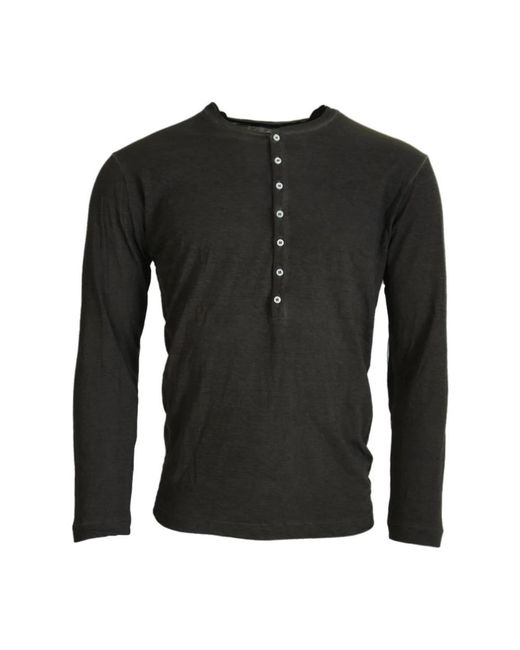 DSquared² Black Long Sleeve T-Shirts for men