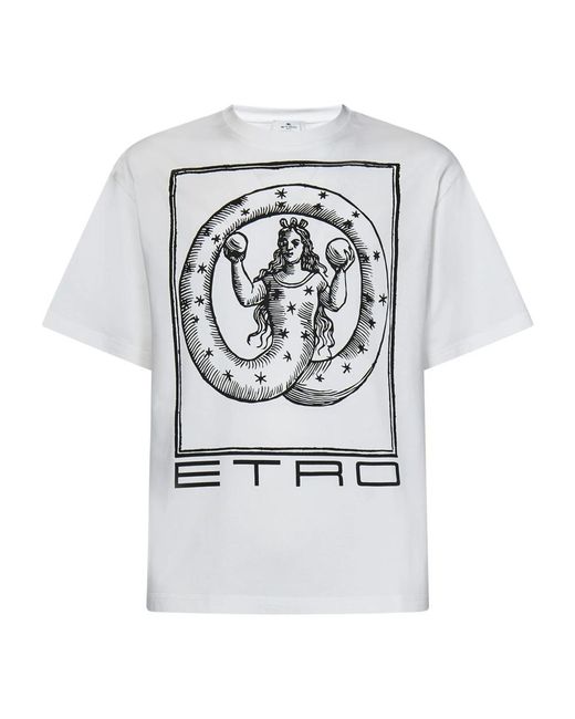 T-camicie di Etro in White da Uomo