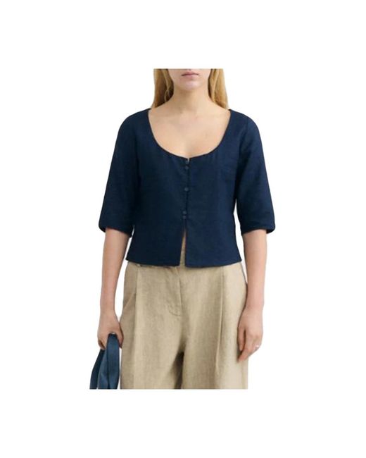 Blouses di Thinking Mu in Blue