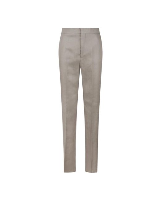 Trousers > slim-fit trousers Tagliatore en coloris Gray