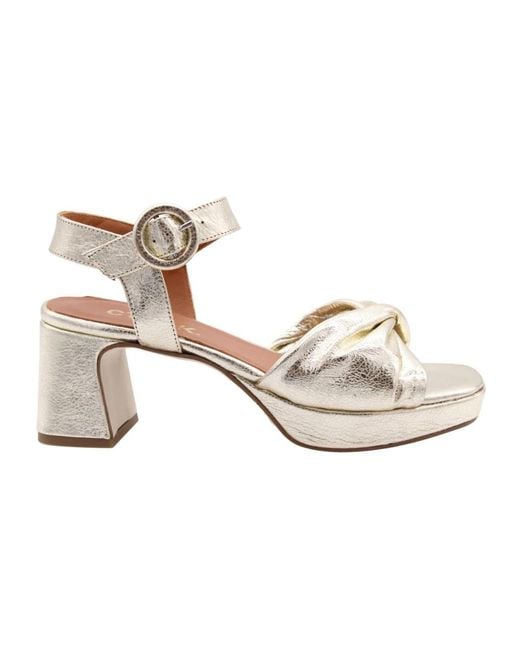 CTWLK White High Heel Sandals