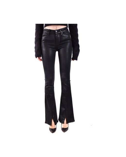 PAIGE Black Flared Jeans