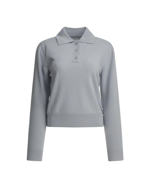 Maison Margiela Gray Round-Neck Knitwear