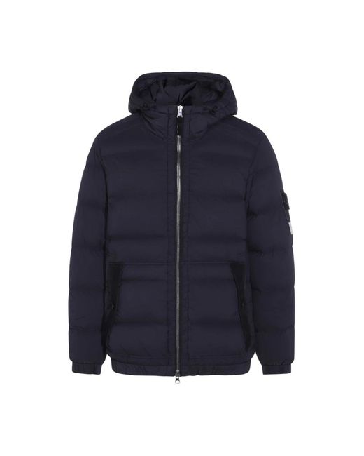 Down Jackets Stone Island de hombre de color Blue