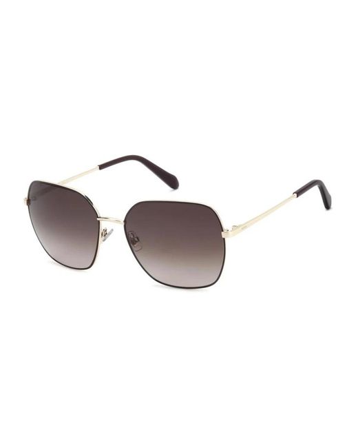 Sunglasses Fossil de color Metallic