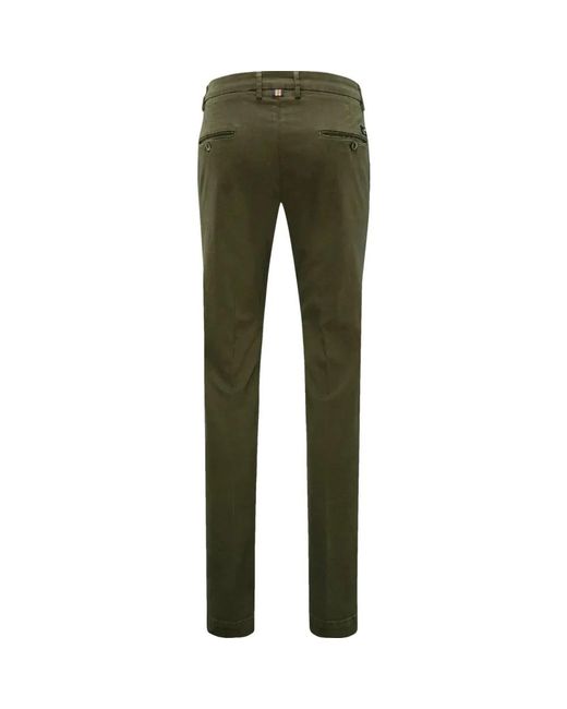 Mason's Broeken ,Groen ,Slim Fit Groene Chino Broek in het Green voor heren