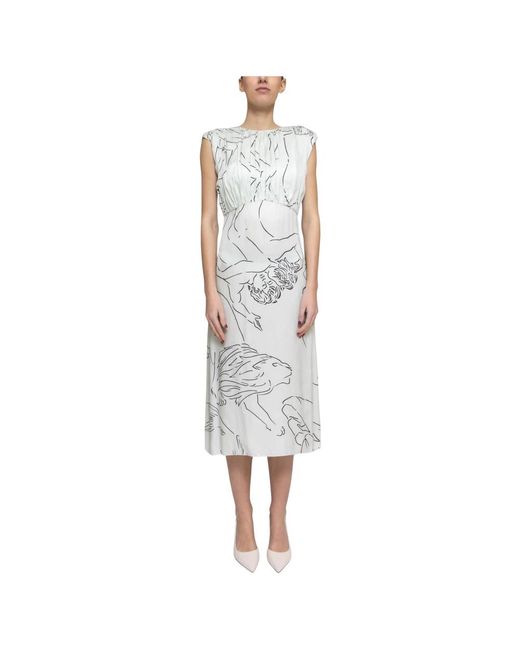 Midi Dresses di Liviana Conti in White