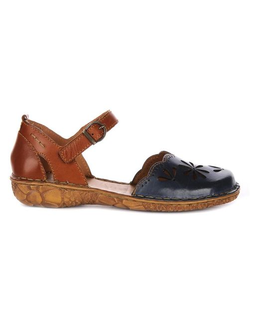 Josef Seibel Brown Flat Sandals