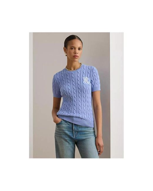 Ralph Lauren Blue Round-Neck Knitwear