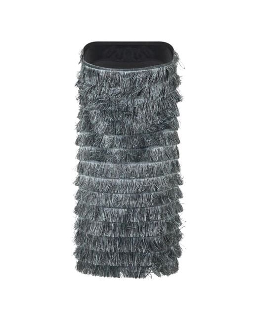 Alberta Ferretti Gray Party Dresses
