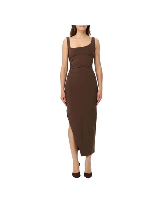 Party Dresses Patrizia Pepe de color Brown