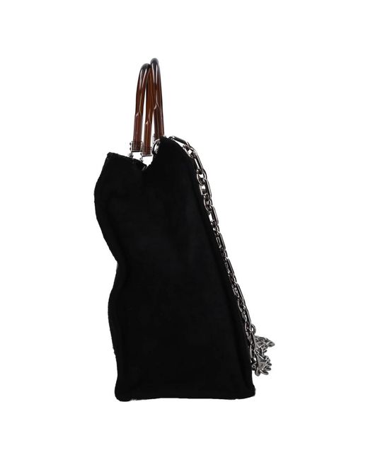 La Carrie Black Shopping Bags