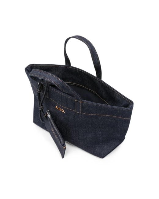A.P.C. Black Shopping Bags