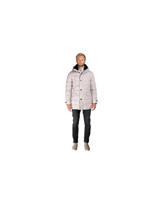 Moorer Gray Winter Jackets for men
