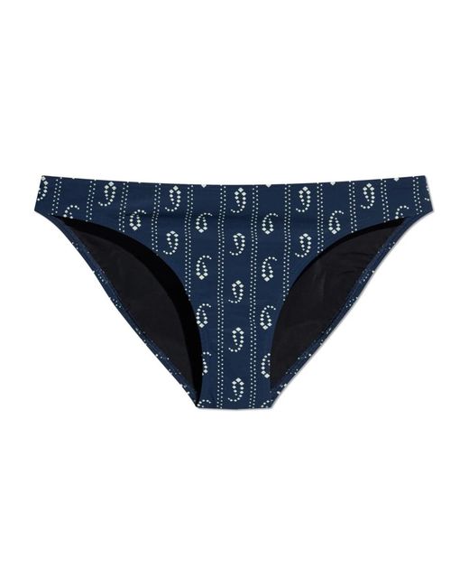 Tory Burch Badmode ,Blauw ,Nylon Hipster Bikini Broekje in het Blue