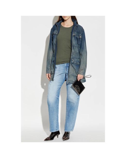 DIESEL Jassen ,Blauw ,Denim Jas De-Weny in het Blue