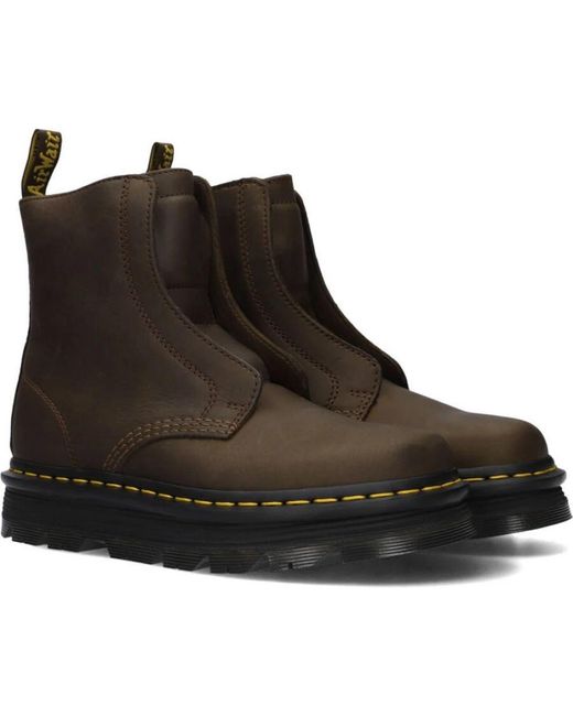 Dr. Martens Brown Ankle Boots