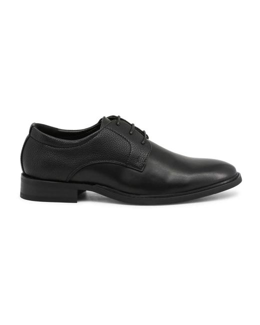 DUCA DI MORRONE Black Laced Shoes for men
